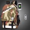 Anti Fashion Theft Backpack School Unisex Travel Bag Usb Charging Port Rucksack