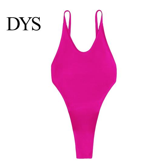 Monokini Swimsuit Women Sexy V-Neck Sleeveless One-piece Backless Design Figure-Enhancing Fit Bikini for
