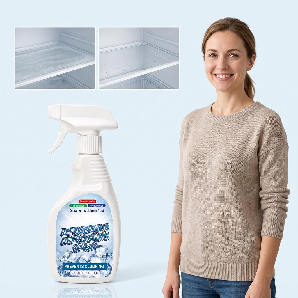 Koelkast Ontdooi Middel, Smelt snel ijs en rijp in koelkasten 300ml