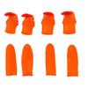 Silicone Thumb Knife Stainless Steel Thumb Knife Picker for Peel Pick Vegetables Pepper Beans