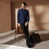 Seven BRAND Men's WOOLMARK 100% Wool Stand-Collar Business Suit Jacket