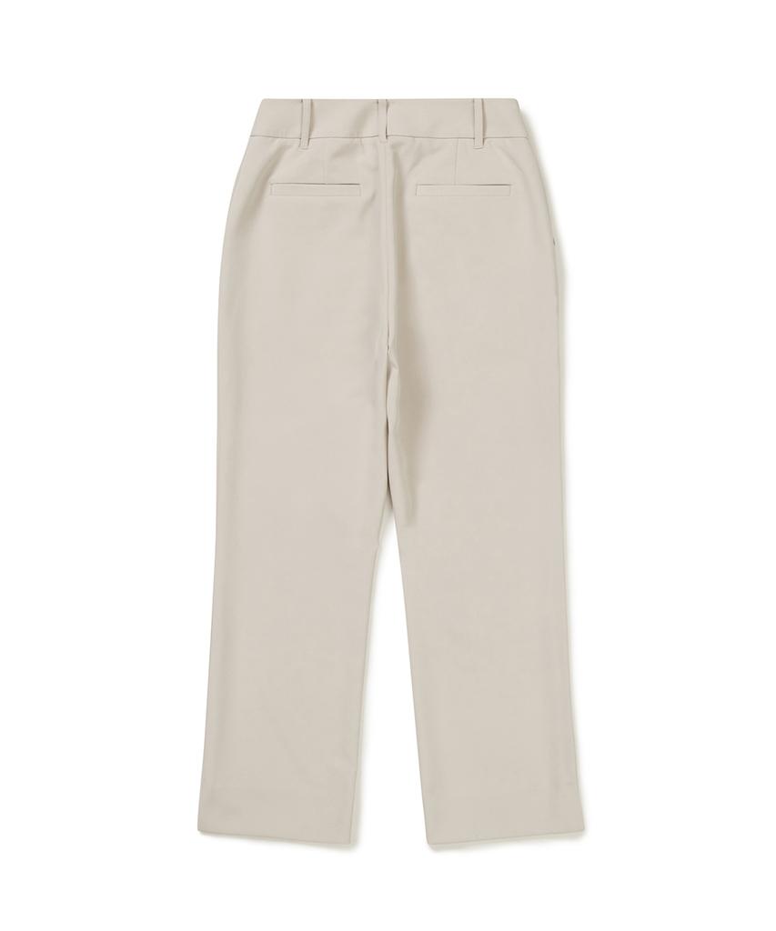 CLOVE [25Ss Clove] Easy Flared Pants (Beige)