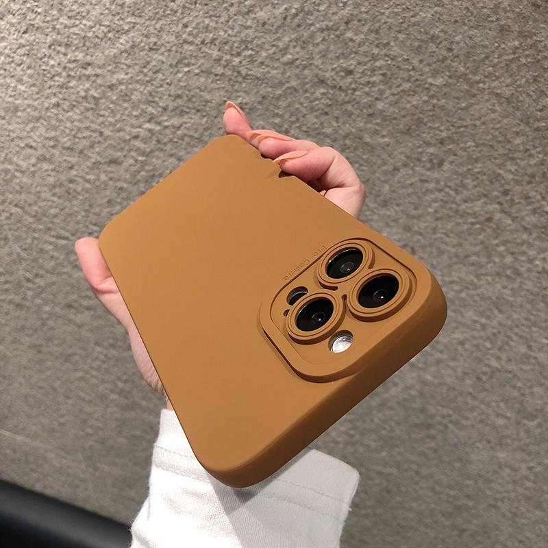 Husa de telefon din silicon lichid Ochi de înger pătrat pentru iPhone 14 13 12 11 Pro Max Mini XS XR X 8 7 Plus SE2 14Pro Max 13Mini 12Pro 6 6s Husă moale subțire