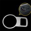 Cotochsun Car Interior Headlight Switch Decorative Frame Stainless Steel Case Fit For VW Volkswagen Polo 2011-2018 Car Styling