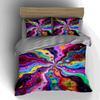 Colorful, swirling, stars. Bedding Duvet cover sets Duvet covers Pillowcases gifts (1 * Duvet Cover 2 * Pillowcases, without duvet insert)