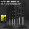 5/8Pcs Electric Drill Bit Drilling Twist Drill Tool 3-10mm Three Pointed Woodworking Drill DC Branch Drill Drilling