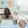 Cartoon USB Desktop Fan – Quiet Portable Table Fan For Kids, Students