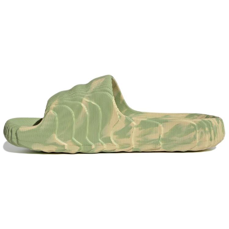 adidas Adilette 22 Slides Magic Lime Desert Sand Men s GY1597 EU 47