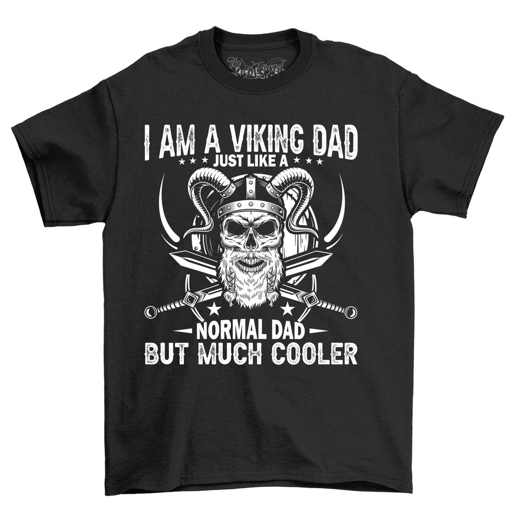 I am a Viking Dad'' T-Shirt Mens Womens Tees Top - Funny Viking Vibes for Cool Dads! Soft Cotton Tee,