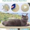 Nuova amaca per gatti  Letto per gatti montato sulla finestra Lavabile Staccabile Letto per animali domestici Scaffale a ventosa Borsa Letti Sedile per il sonno del gatto Accessori per animali domestici