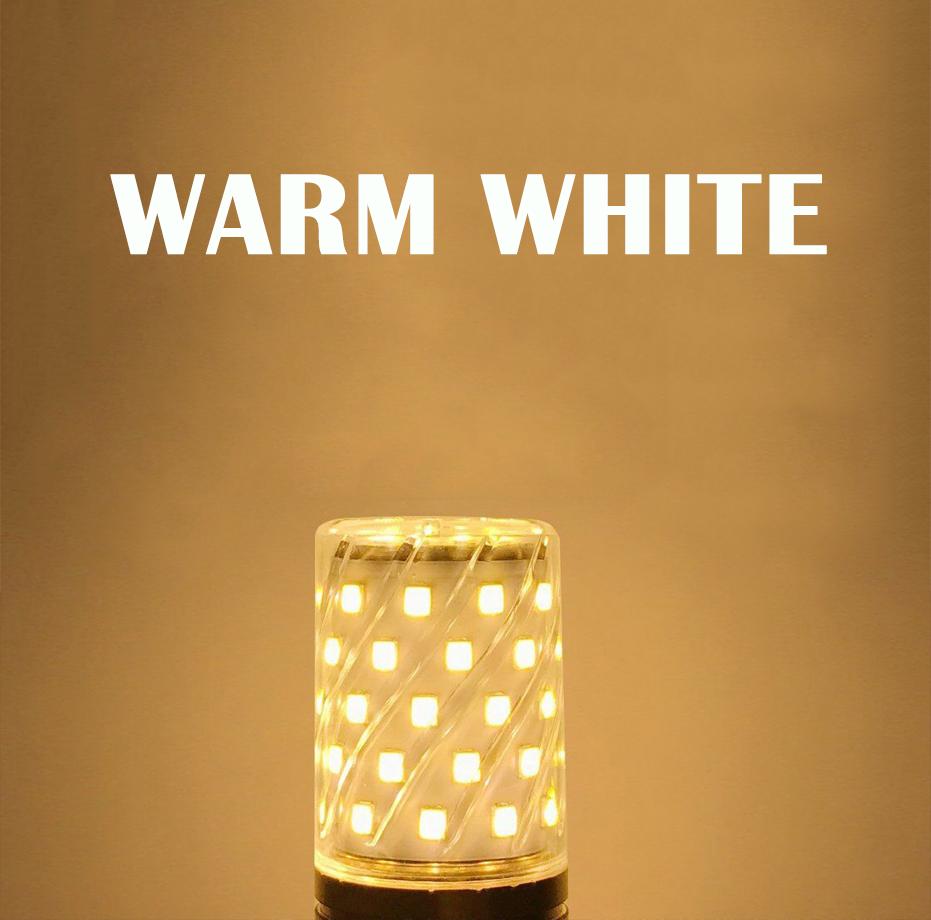 Energy Efficient E27 LED Corn Bulb 220V 12W 16W, No Flicker SMD2835, for Home Lighting Indoor Decor Bright Bulb Replace 100W Halogen, Warm/Cool White