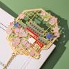 Huizhou Cultural Metal Architectural Bookmark Souvenir: Customizable Student Gift