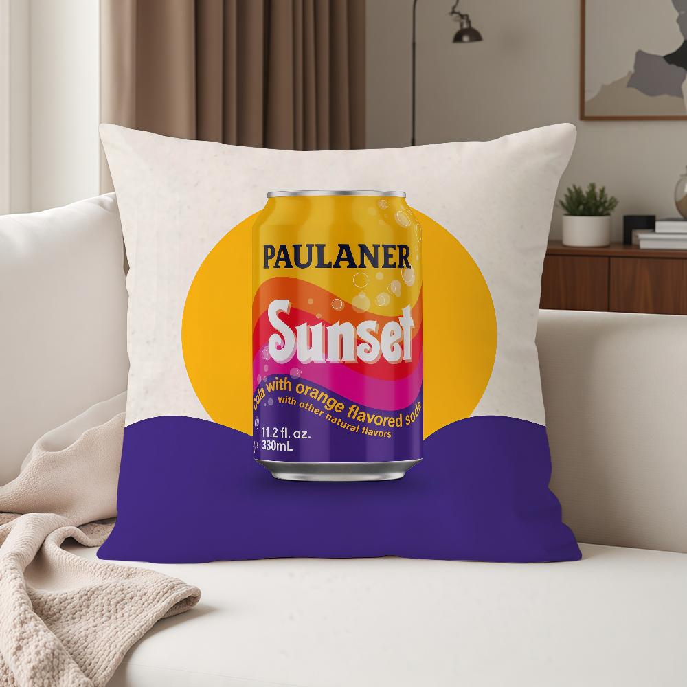 Fashion P-Paulaner S-Spezi Pillow Case Suitable For Bedrooms Living Rooms Cars Home Decoration
