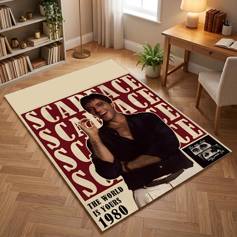 Scarface (5) Office carpets suitable for living rooms bedrooms offices and kitchens a gift for modern home decor