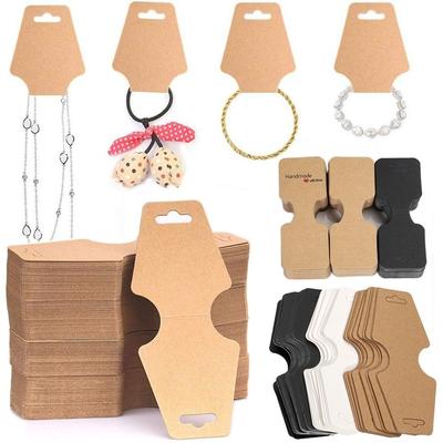 50PCS Paper Jewellery Packing Card Multicolor Hanging Blank Tag Fashion Display Holder Cardboard