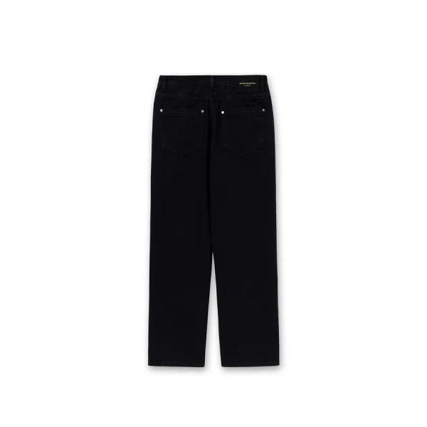 [wooyoungmi] Black Straight Denim Pants W263PT21987B