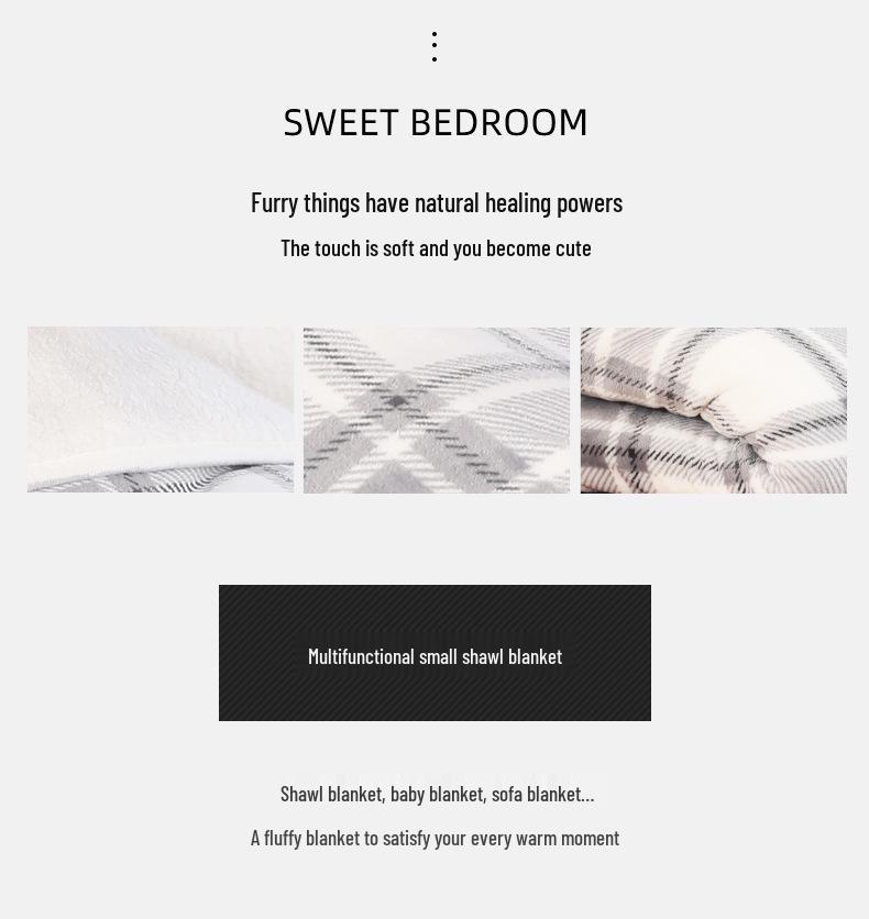 Super Soft Multifunctional Shawl Blanket - 80x135cm, Perfect for Office Naps