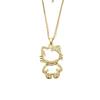 Luxury Cute Bow Cat Necklace for Women - Internet Celebrity Clavicle Chain Jewelry