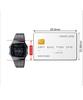 Casio Vintage A168WGG-1BDF Unisex Digital Watch Black Dial Gray Metal Strap