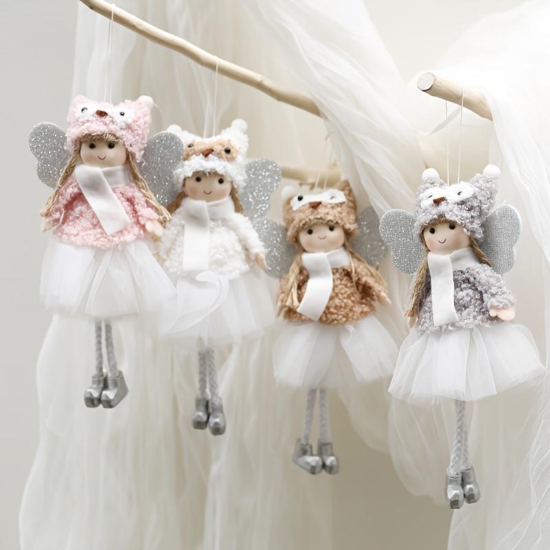 

4 шт. Ангельские украшения Украшения на рождественскую елку Украшения для праздничной атмосферы Украшения на День благодарения Пасху Ангельские украшения Украшения для празднования вечеринки 4pcs Angel Charm