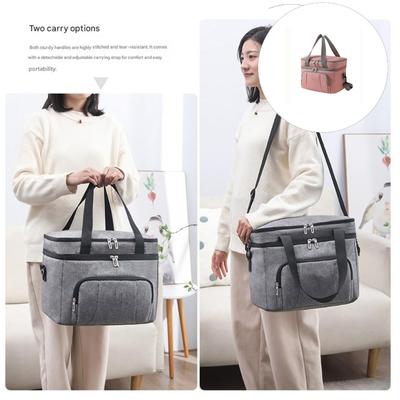 Bolsa Térmica Resistente à Água para Piquenique Organizadores de Almoço com Isolamento Térmico para Atividades ao Ar Livre