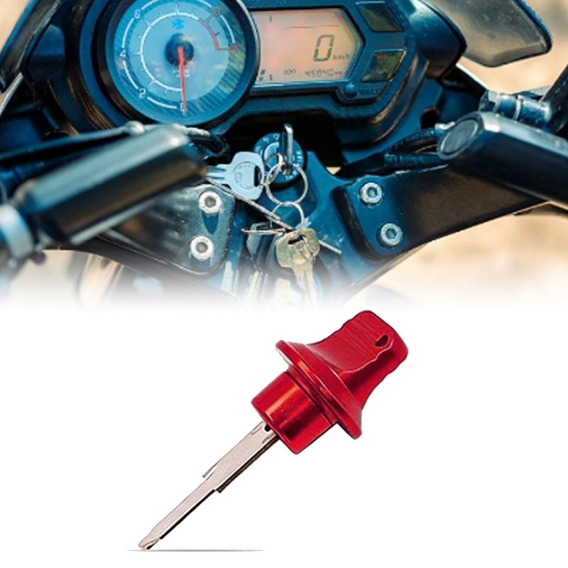 Key Modified Accessories Motorcycle Lock Key Head Cover Aluminum Alloy Key Bit Motorbike Key Head Mouldings Easy Install