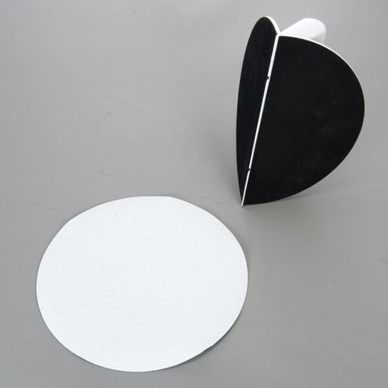 Half Circular Corner Sanding Tool with 10 Sandpapers Recyclable ABS Auto Adhesive Designs Sand Frame for Wall Grinding
