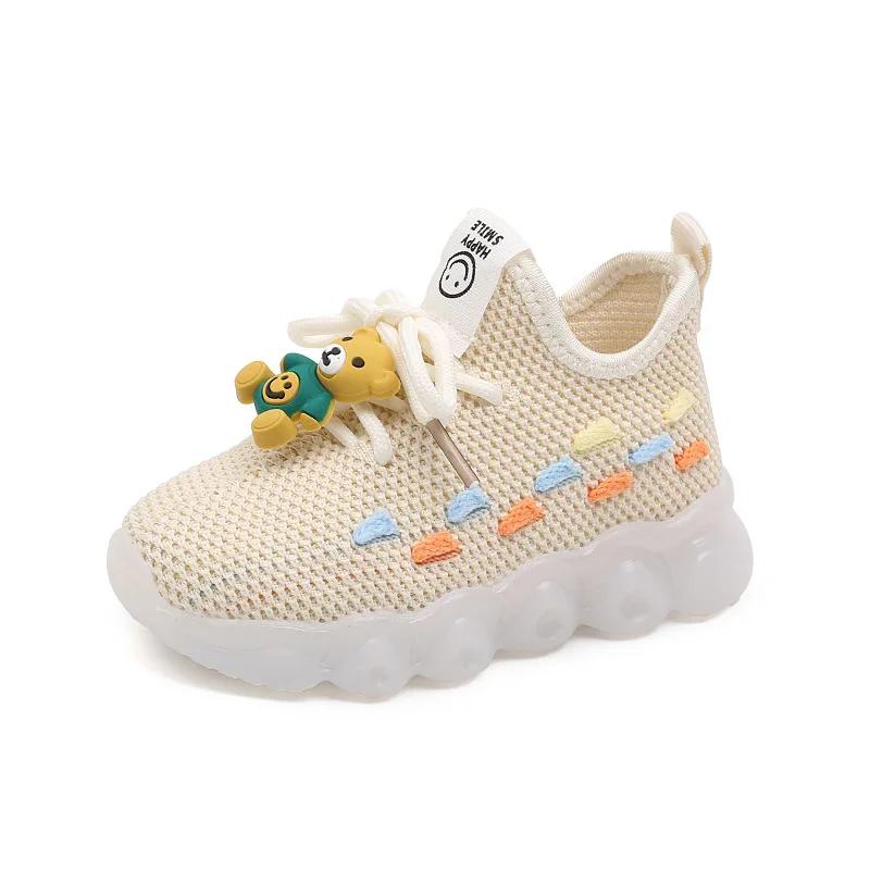 Sports Shoes Bear Versatile Baby Shoes Casual Sneakers for Kid Shoe Toddler Boy Shoe Anti-Slippery Tenis Infantil Menino Tênis