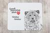 Chow Chow - mouse pad with print, personalized dog-themed mouse pad, unique gadget for an office worker by Art-Dog brand