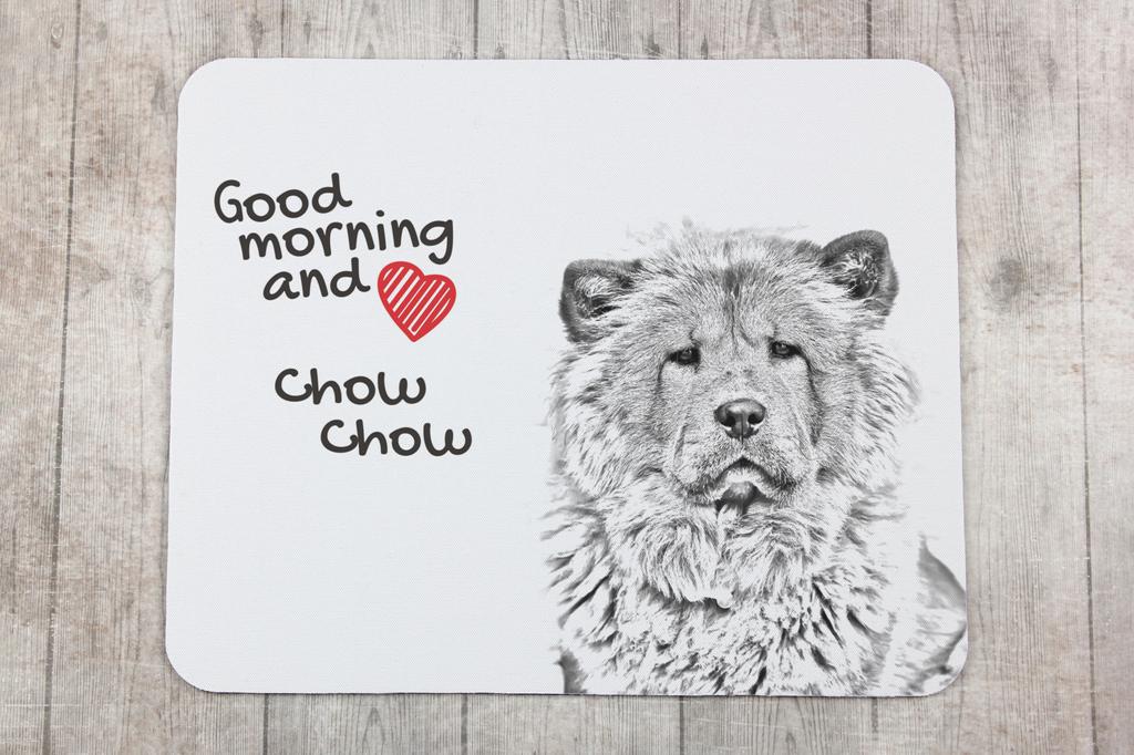 Chow Chow - mouse pad with print, personalized dog-themed mouse pad, unique gadget for an office worker by Art-Dog brand