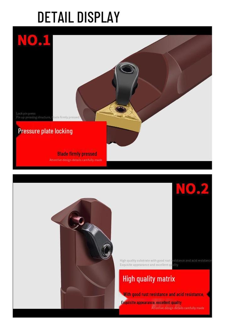 CNC 60° Internal Thread Boring Tool Holder S25S-MTWNR16