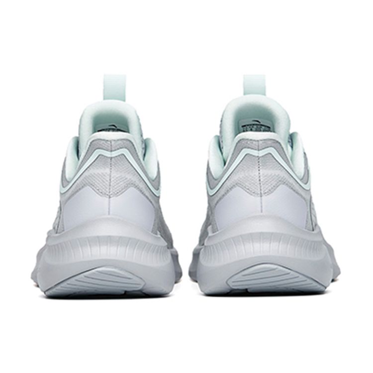 Anta Comfortable Low-Top Casual Running Shoes Women Sneakers Gray Green 922225581-1