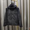 Mens Hooded Windbreaker Jacket Lightweight Waterproof Quick-Dry Casual Outdoor Coat Teens Young Adults