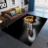 Colorful Music Guitar Melody 3D Printed Carpets for Living Room Non-Slip Area Rug Bedroom Bedside Home Decor Washable Floor Mat