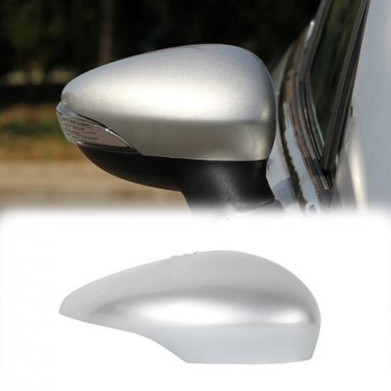 Silver Right Passenger Side Rearview Mirror Cap Cover For Ford Fiesta 2009-2017