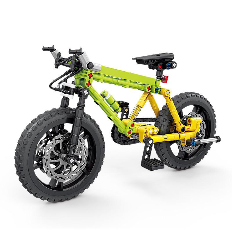 

Mountain Bike Assembly Building Block Model Ornament Children Puzzle Toy Gift