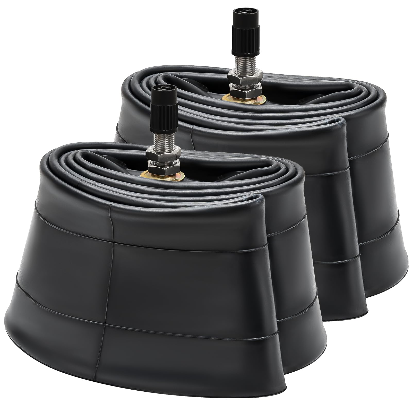 

PaoWin Inner with TR4 Motorcycle Inner Compatible with and Motorcycles 2-Pack, 3.00-12 Tubes, Heavy-Duty, Valve, 3.00/3.50-12 80/100-12 Tubes,