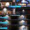 210 LED Solar Light Outdoor Super Bright Motion Sensor Solar Strong Power LED Garden Wall Lamp IP65 Waterproof 3 Working Mode