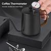 Milk Frothing Thermometer Stainless Steel Temperature Monitor 0℃~100℃/32℉~212℉ for Coffee Milk Froth Chocolate Cappuccino Food