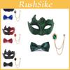 Halloween Paar Maske Kostümzubehör Mit DIY Kunststoffdesign Für Party-Events