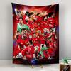 Tapestry Manchester United Red Devils Bruno Fernandes Team Celebration Wall Hanging for Soccer Fan Cave Decor