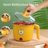 1,8L 220V Mini Multifunktions-Studentenwohnheim Elektrischer Heißtopf Elektrisches Kochen von Nudeln Kleiner Haushaltskochtopf Edelstahl-Innenbehälter