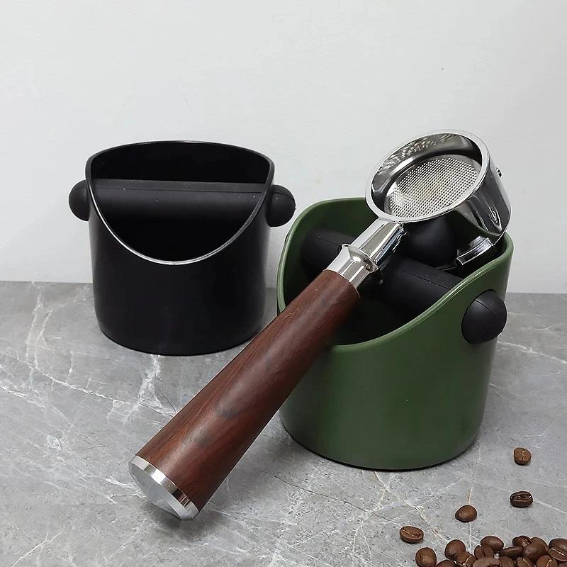 Coffee Powder Knocking Dregs Bucket Plastic Slag Bucket Small Circular Slag Removal Trough Multi-color Box Coffee Bar Supplies