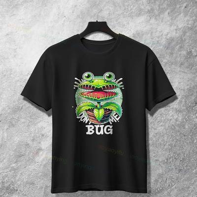 Dont Bug Me Venus Flytrap Graphic Tee Soft Cotton Short Sleeve Casual TShirt for Unisex