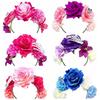 Plastic Rose Flower Crown Ghost Claw Floral Hair Hoop Fashion Party Headpiece  Hair Accessories