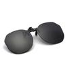[Whatif] Clip-on Sunglasses UV400 Sunglasses, UV Protection, Polarized Lenses, Easy To Attach To Glasses, Suitable for Outdoor Activities, Unisex,