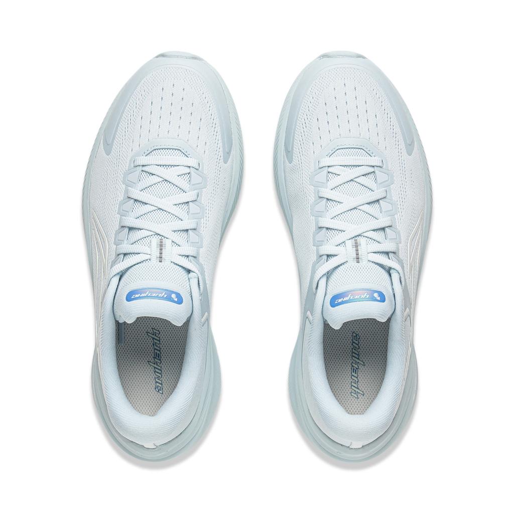 Li Ning Yueying 5 Cushioning, Wear Resistant Low Top Sky Wave Technology Casual Running Shoes Women's Folk Blue ARHV016-21