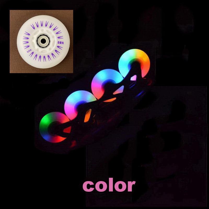 2025 Professional Inline Skates with LED Flashing Wheels Hot Products for Outdoor Sports Roller Speed Skates Lighting Wheels