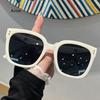 Square Goggles Sunglasses Women Fashion Oversized Punk Glasses Men Trendy Yellow Colors Shades Driving UV400 Eyewear Gafas