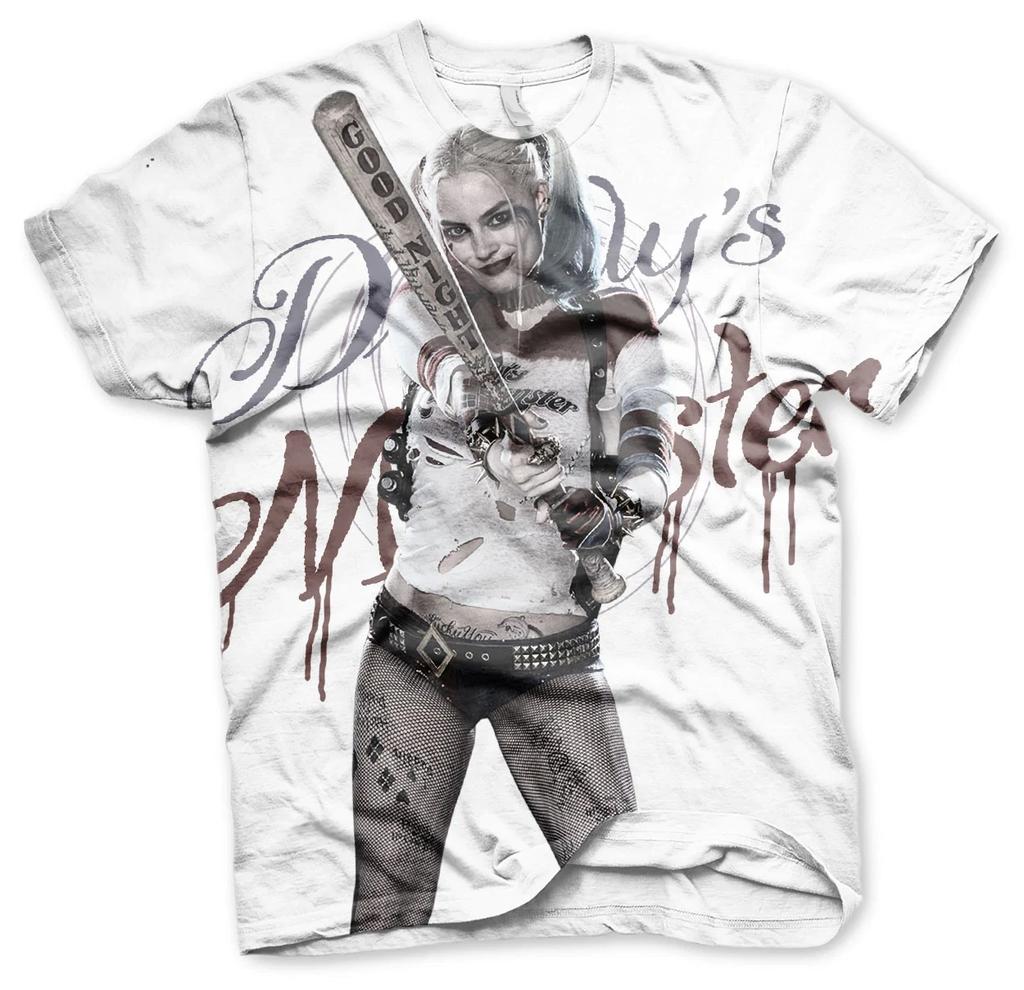 Suicide Squad Harley Quinn Daddys Lil Monster Official Mens T-Shirt